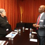 Clare Short meet Dr Keith Rowley Opposition Leader