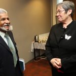 Clare Short meets Mr Deryck Murray of the Trinidad and Tobago Transparency Initiative