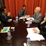 Clare Short meets with representatives from Staatsolie