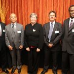 Clare Short with representatives of the Pt Lisas energy association