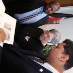 Clare meets the Minister of Energy and Energy Affairs and the Permanent Secretary of the Ministry of Energy and Energy Affairs