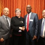 Victor Hart, Clare Short, Dr Keith Rowley and Mr Franklin Khan
